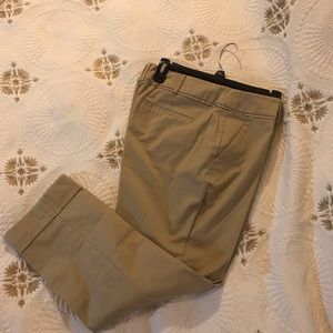 NY&Co  khaki crop pants. Size 10. NWT